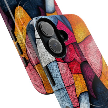 Elephant Mosaic iPhone 16 Case - Tough+
