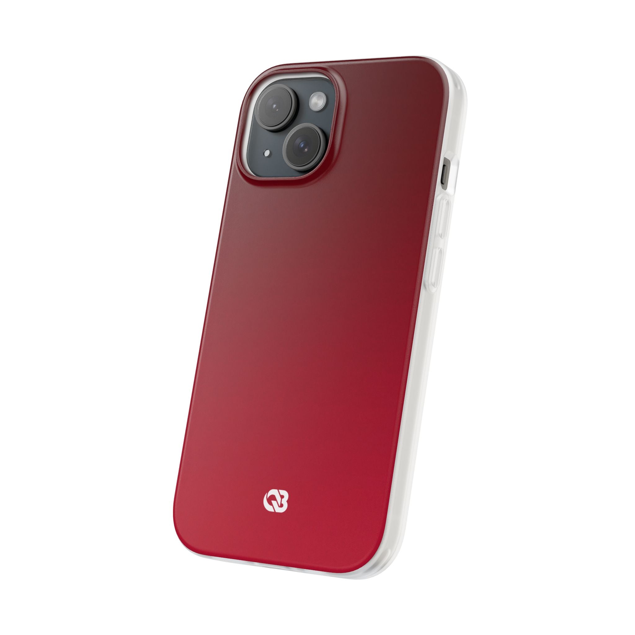 Red Lite Phone Case for iPhone - Crimson Velvet Fade