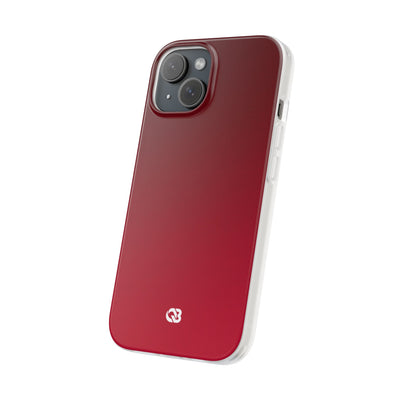 Red Lite Phone Case for iPhone - Crimson Velvet Fade