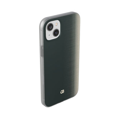 Grey Lite Phone Case for iPhone - Charcoal Tech Grid