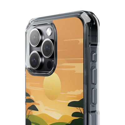Verdant Horizon Sun · Impact Phone Case for iPhone · Magsafe