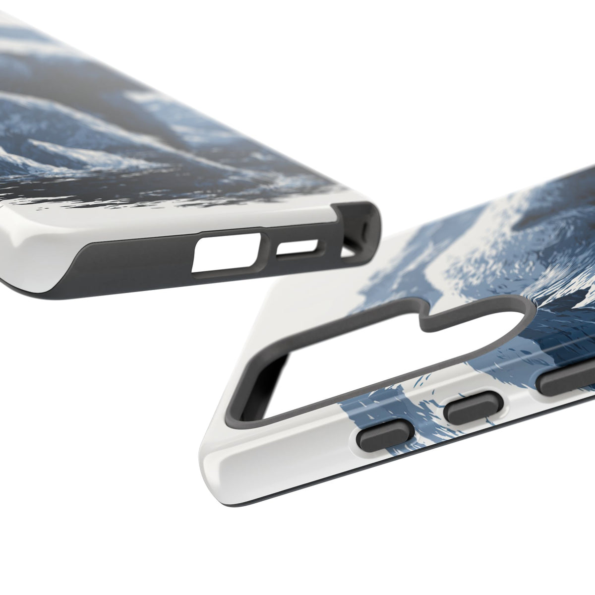 Fjord Summit Bear · Tough Phone Case for Samsung · Blue