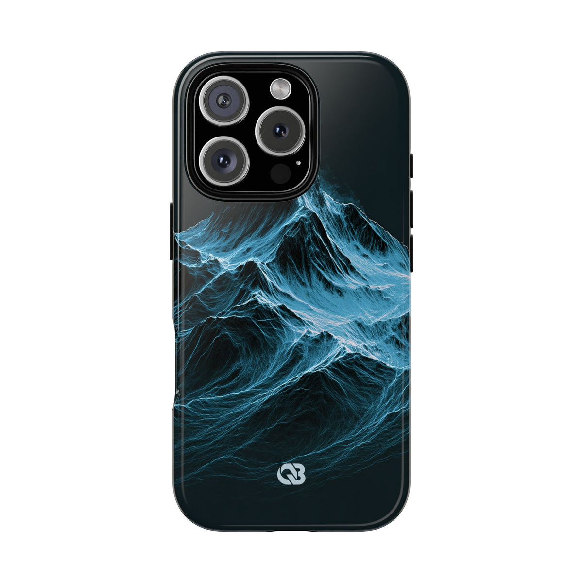 Nordic Frost Peak · Tough Phone Case for iPhone · Blue
