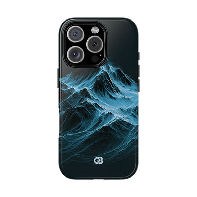 Nordic Frost Peak · Tough Phone Case for iPhone · Blue