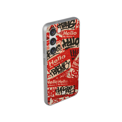 Slap Tag Collage · Lite Phone Case for Samsung · Red