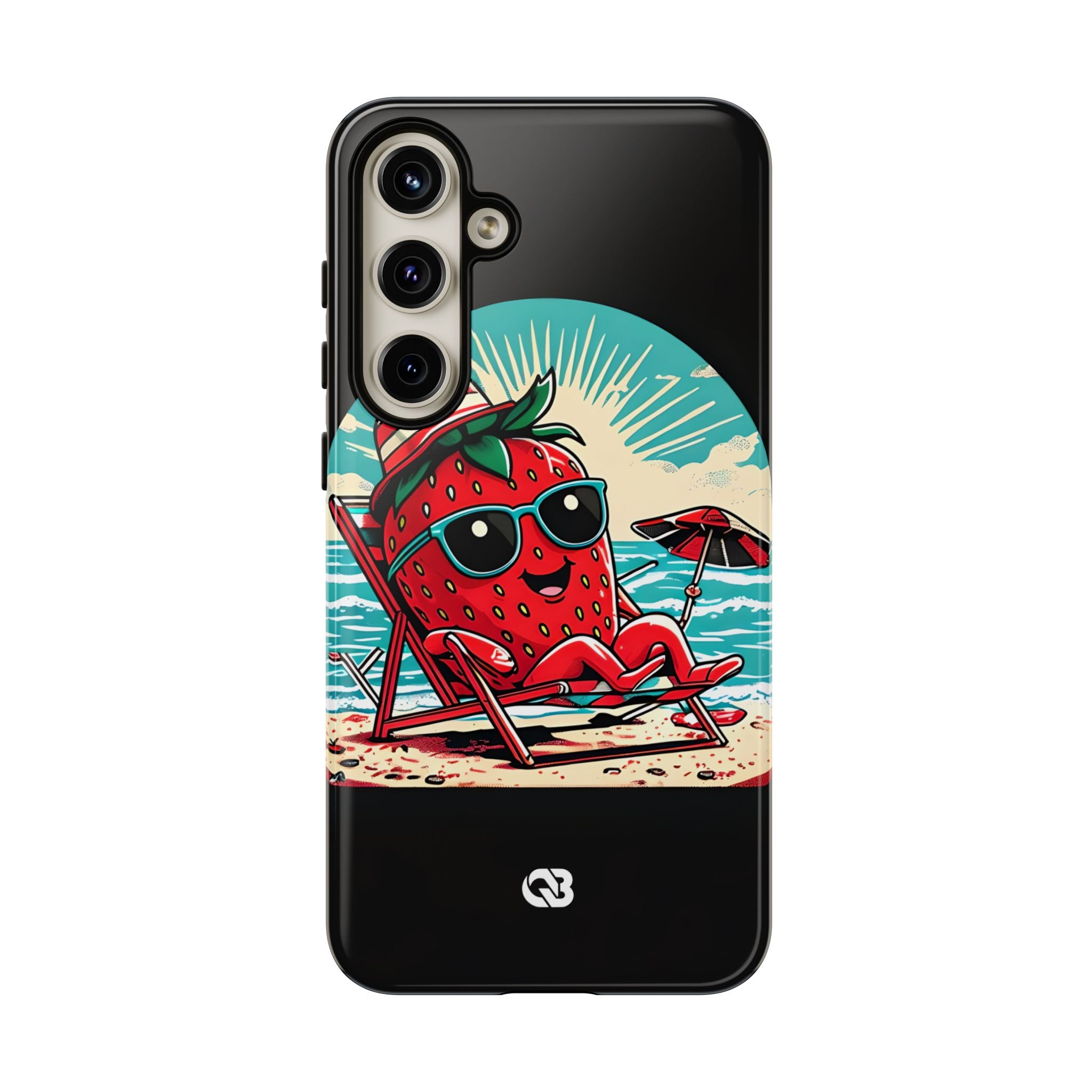 Retro Coastal Berry · Tough Mobilskal för Samsung