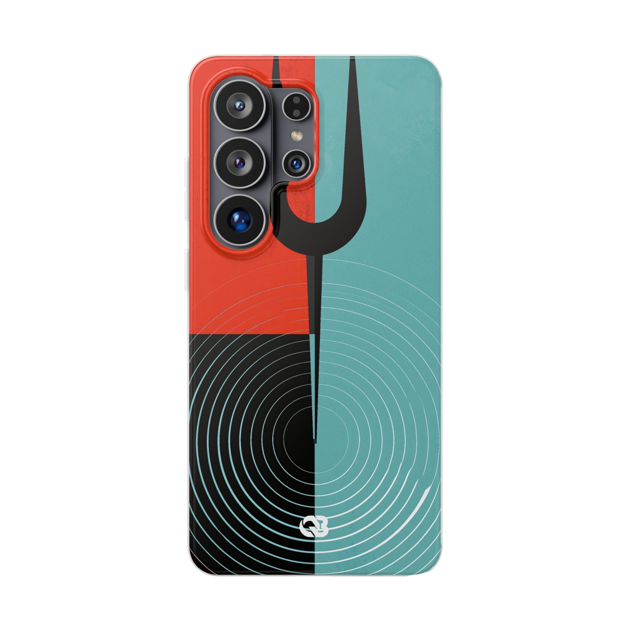 Teal Lite Phone Case for Samsung - Sonic Static Split