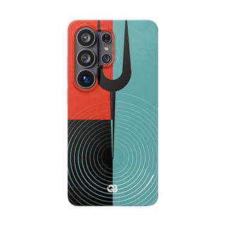 Teal Lite Phone Case for Samsung - Sonic Static Split