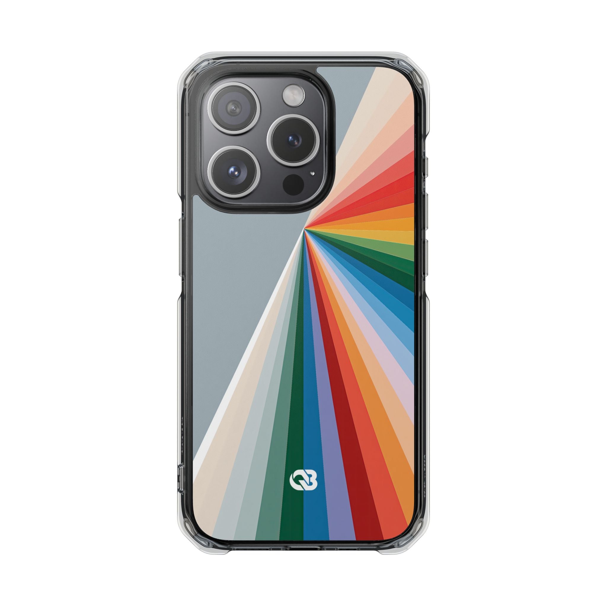 Grey Impact MagSafe Phone Case for iPhone - Slate Prism Burst