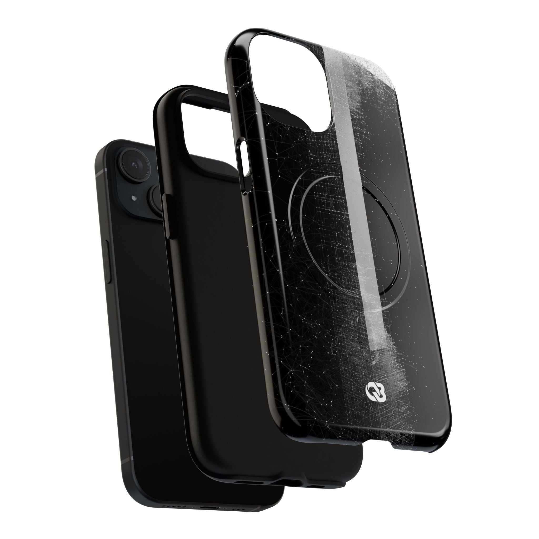 Black Tough 2.0 Magsafe Phone Case for iPhone - Vector Core Monolith