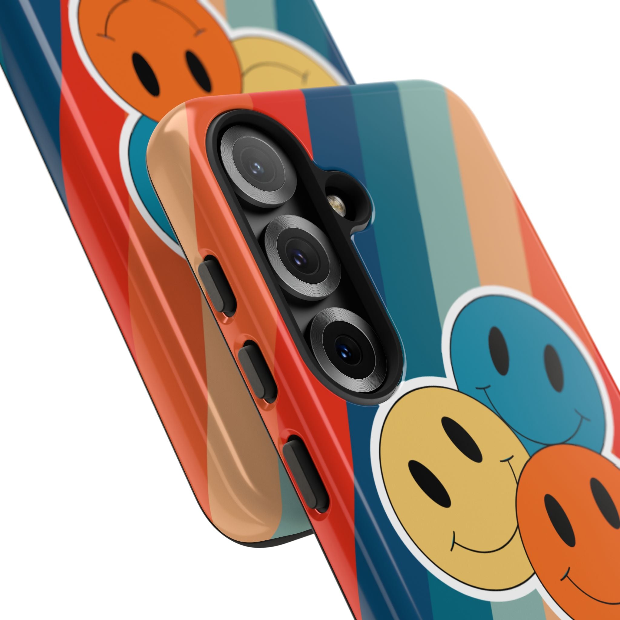 Triple Smile Breeze Samsung S25 Case - Tough