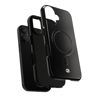Black Tough 2.0 Magsafe Phone Case for iPhone - Brushed Obsidian Slate