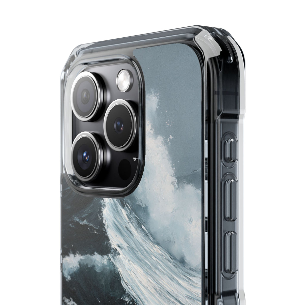 Nordic Swell · Clear Impact Magnetic Phone Case for iPhone · Blue