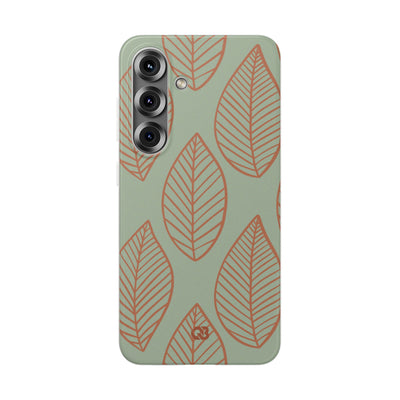 Sage Earth Leaves · Soft Phone Case for Samsung