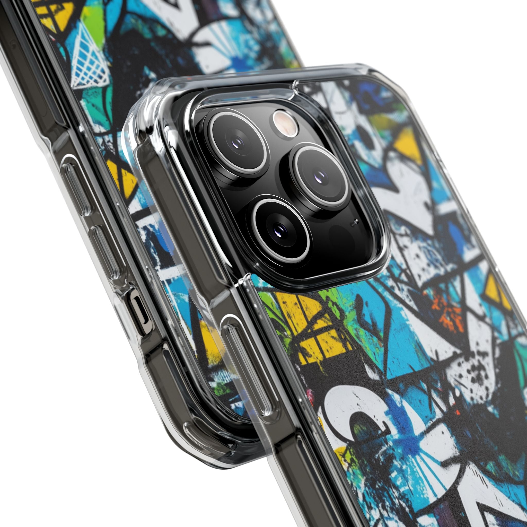 Weißes Ripple Drift iPhone 14 Pro Case - Impact