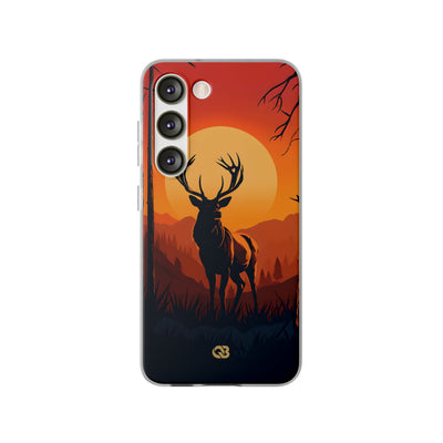 Amber Ridge Stag · Soft Phone Case for Samsung