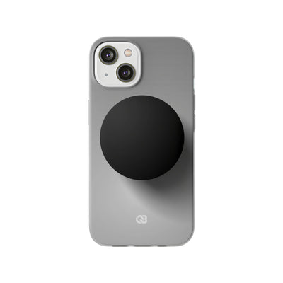Grey Lite Phone Case for iPhone - Matte Onyx Sphere