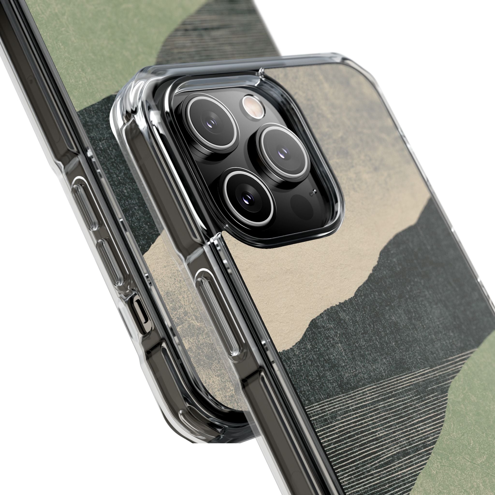 Green Impact MagSafe Phone Case for iPhone - Moss Ridge Grain