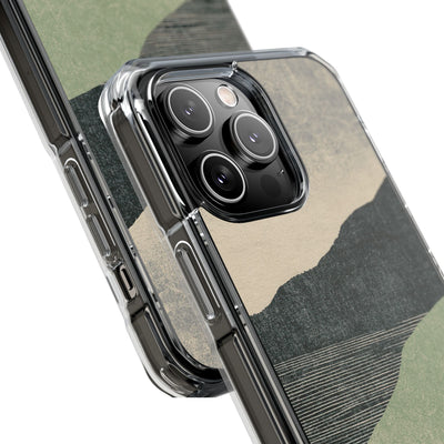 Green Impact MagSafe Phone Case for iPhone - Moss Ridge Grain