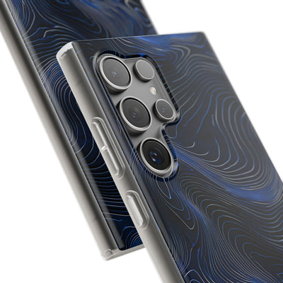 Blue Lite Phone Case for Samsung - Cobalt Contour Ridge