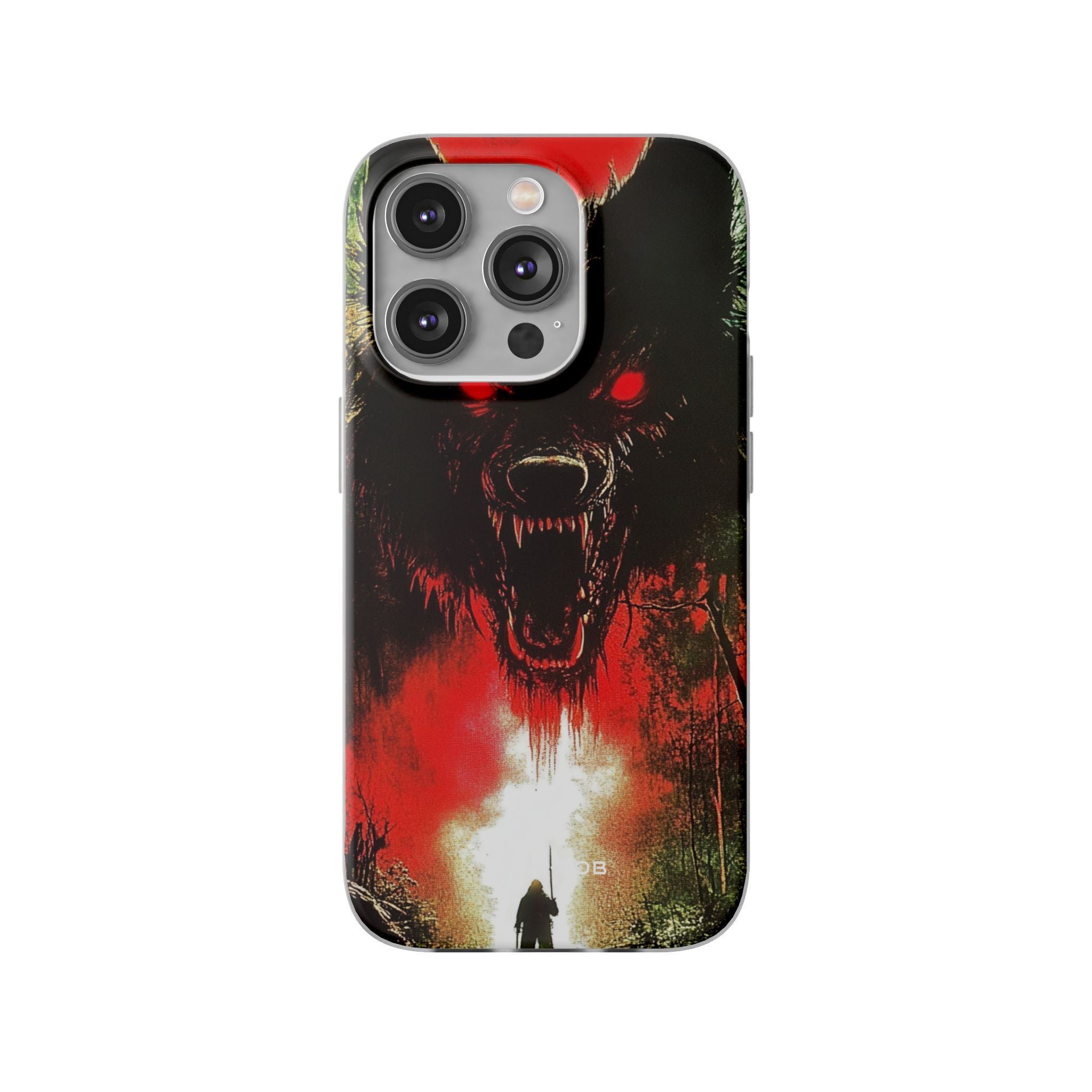Crimson Wolf iPhone 14 Pro Case - Soft