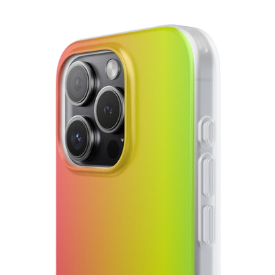 Sunset Acid Glow · Soft Phone Case for iPhone