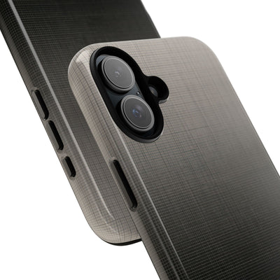 Grey Tough Phone Case for iPhone - Faded Sand Mesh