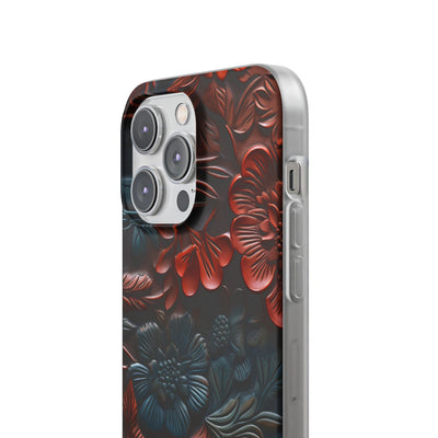 Carved Earth Bloom · Soft Phone Case for iPhone