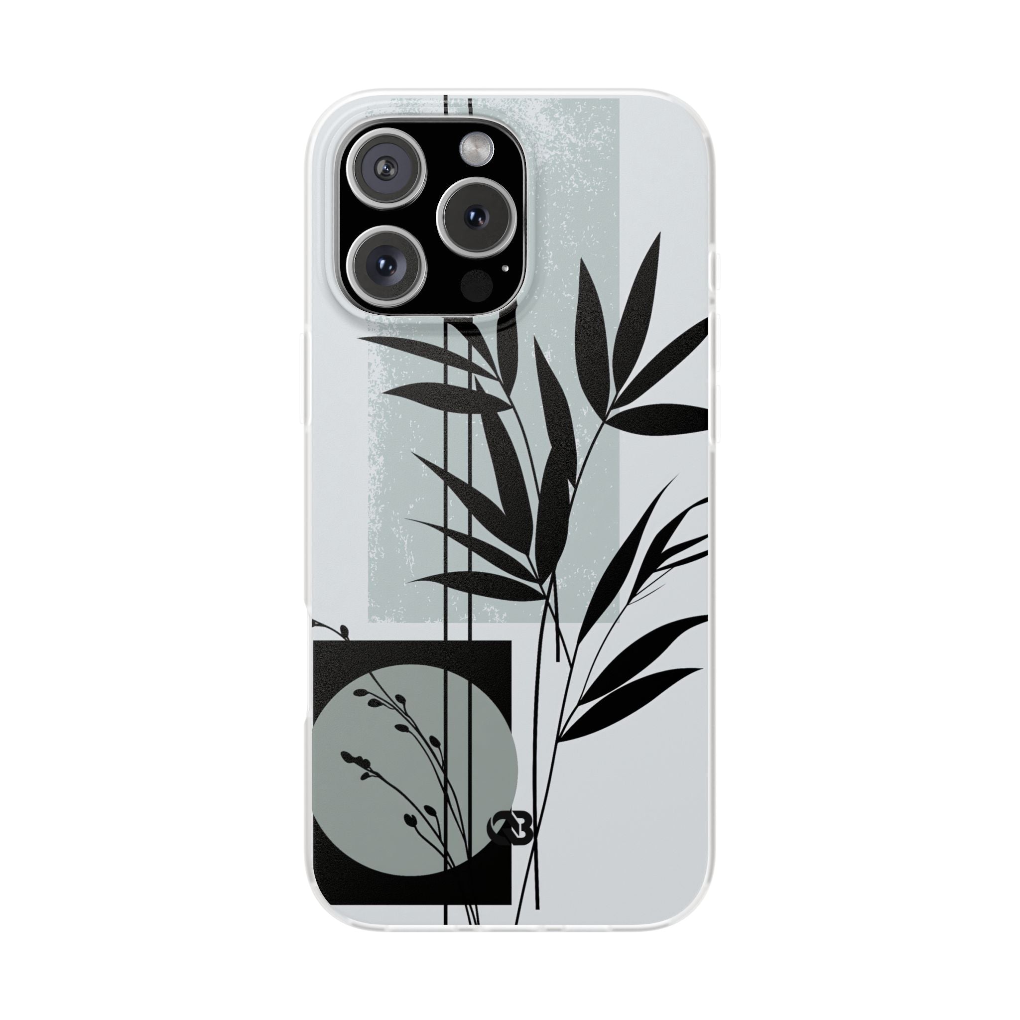 Grey Lite Phone Case for iPhone - Sage Bamboo Noir