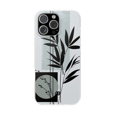 Grey Lite Phone Case for iPhone - Sage Bamboo Noir