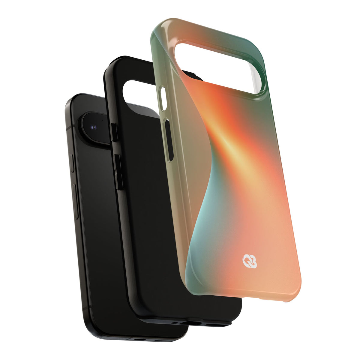 Radiant Contour · Tough Phone Case for Pixel ·  Orange