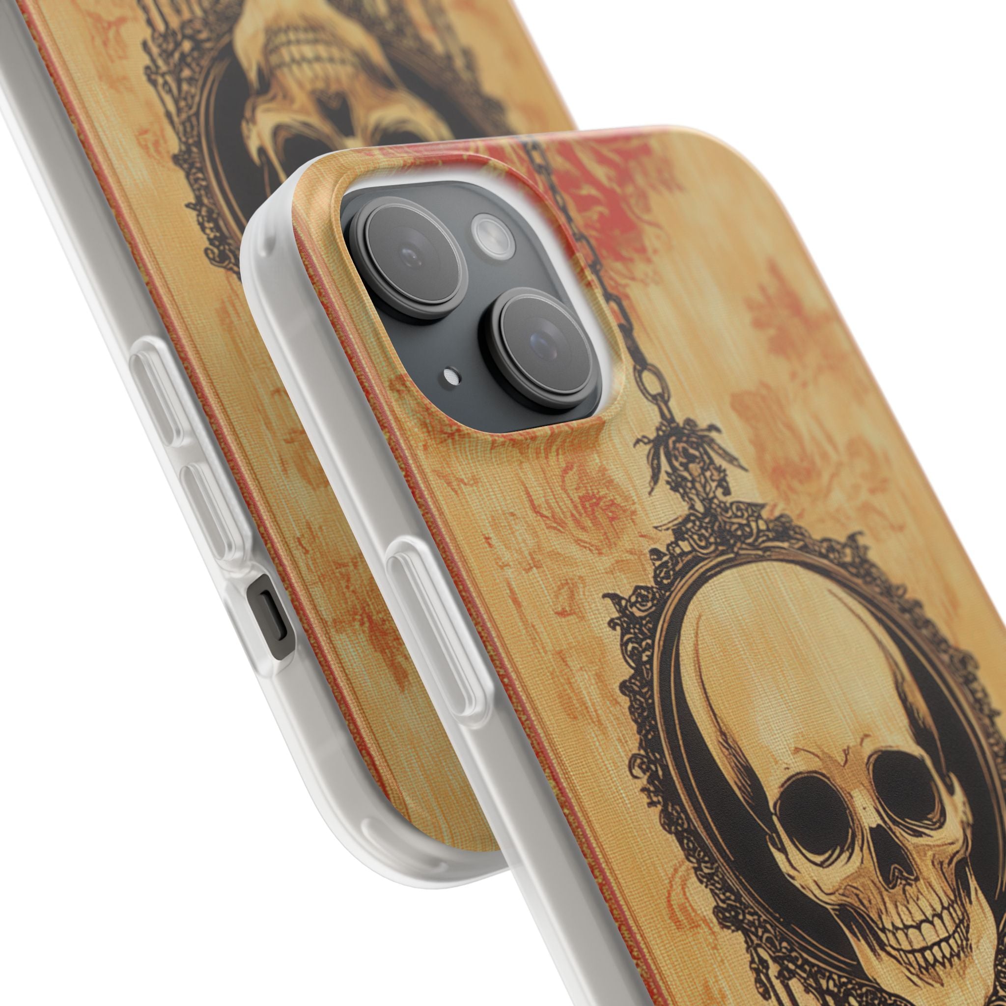 Skull Pendant iPhone 15 Plus Case - Soft