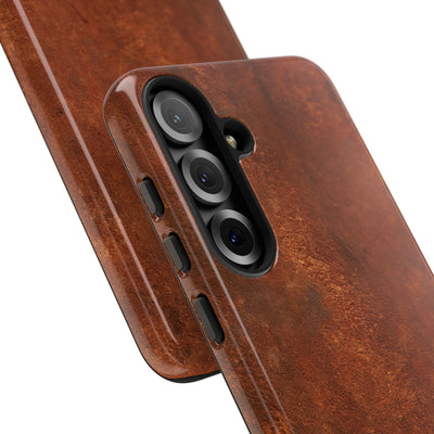 Oxidized Corten · Tough Phone Case for Samsung · Brown