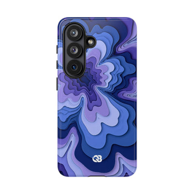 Periwinkle Strata Bloom · Tough Phone Case for Samsung · Purple