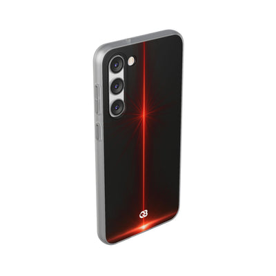 Red Lite Phone Case for Samsung - Crimson Flare Vector