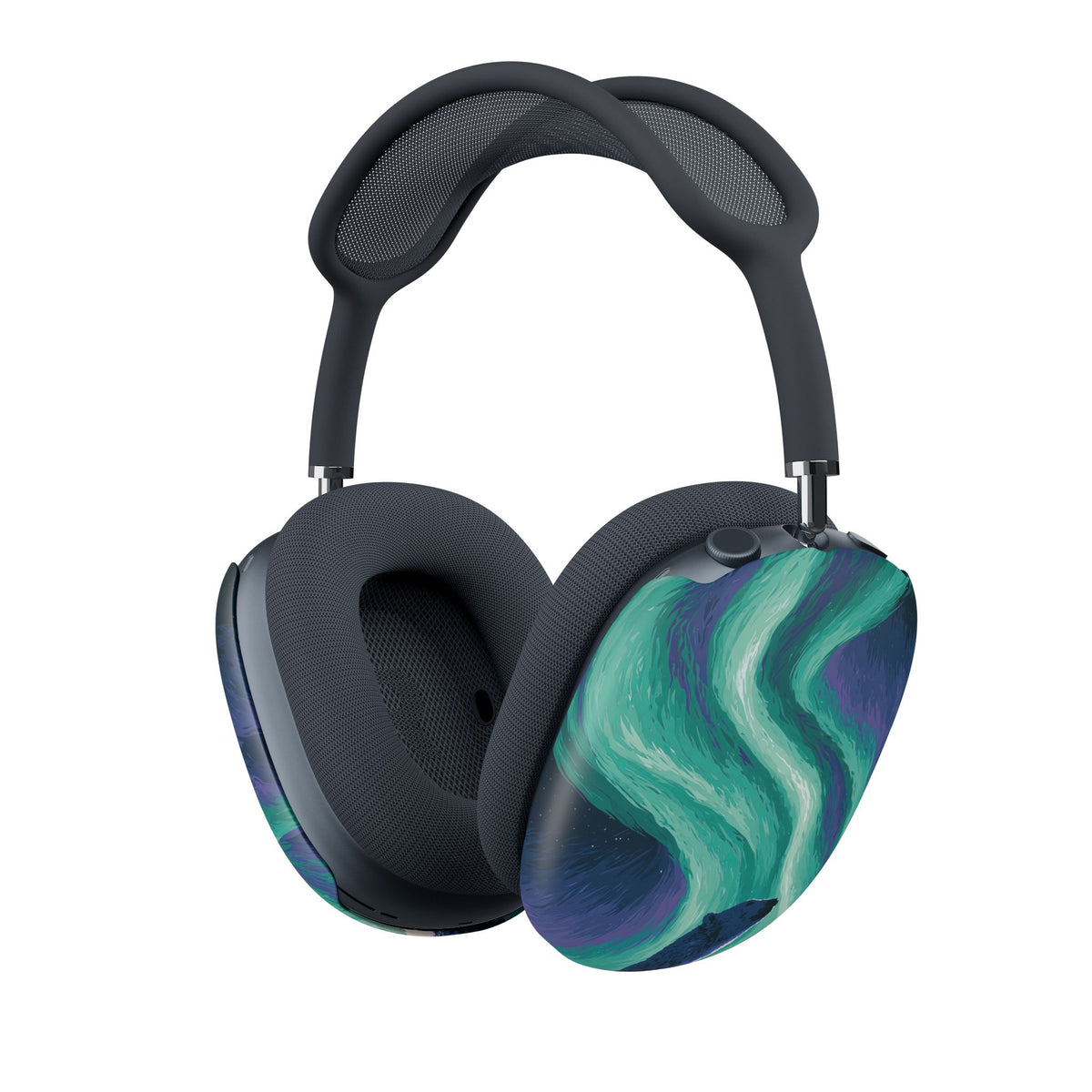Arctic Aurora Bear · Hard Case for AirPods Max · Teal