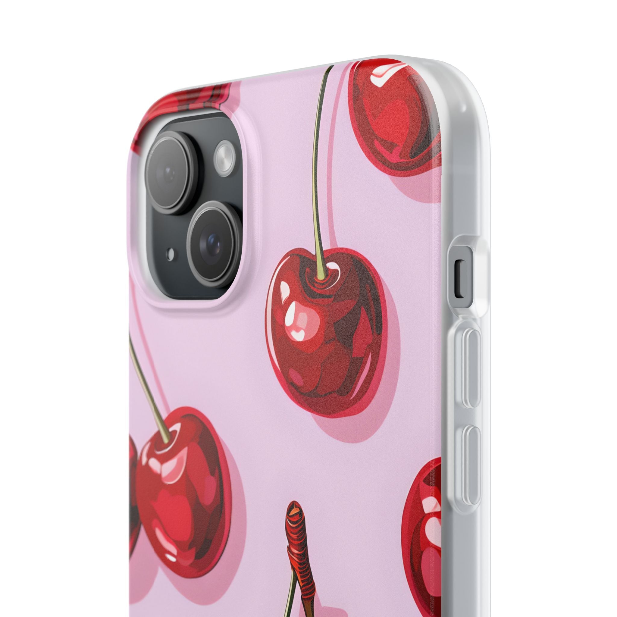 Glossy Cherry Burst iPhone 15 Plus Case - Soft - CASE•BOB