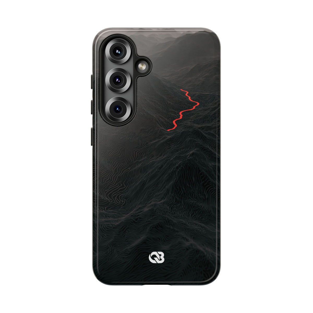 Crimson Ridge Pass · Tough Phone Case for Samsung · Black