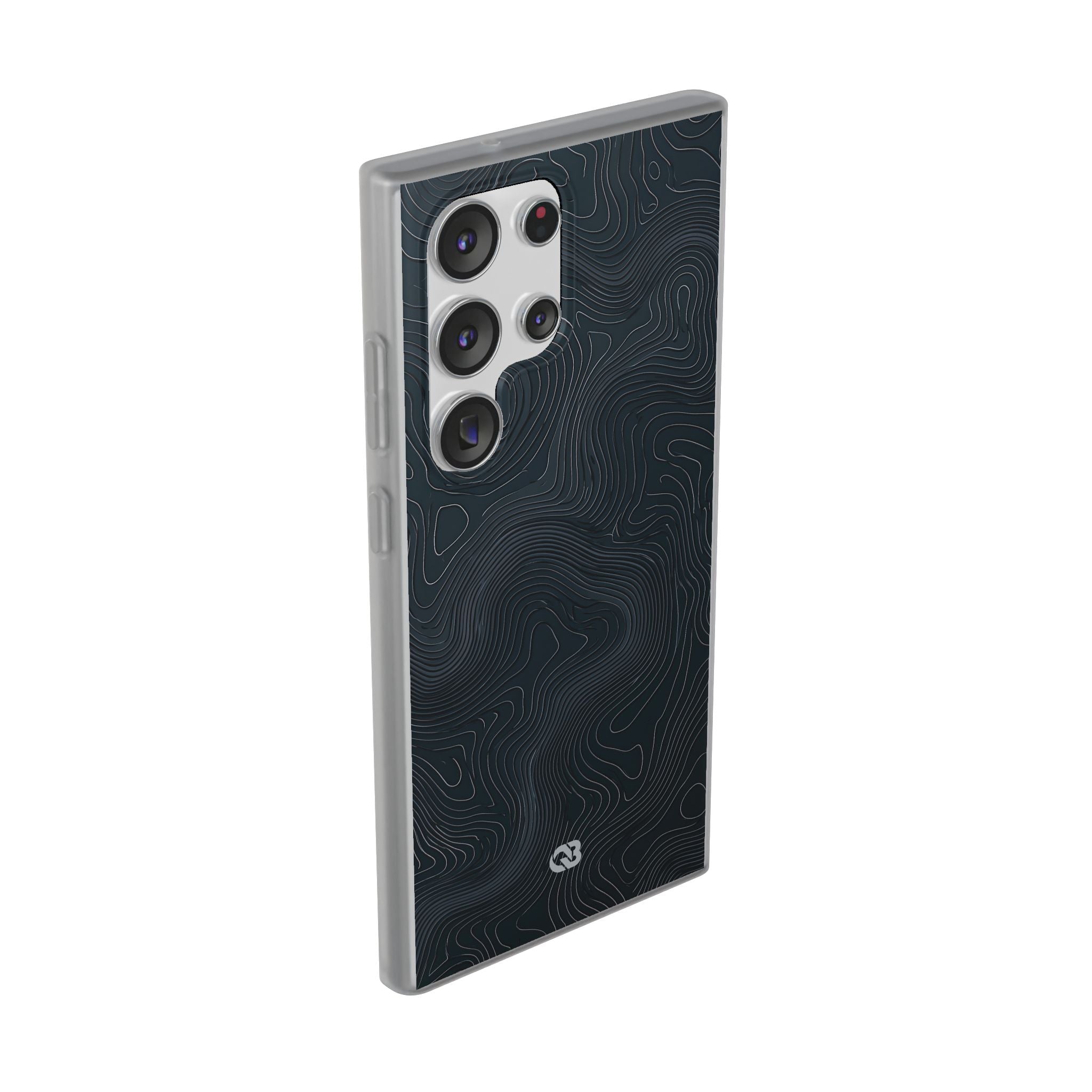 Black Lite Phone Case for Samsung - Obsidian Ridge Topo