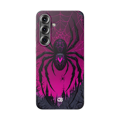 Obsidian Neon Widow · Soft Custodia per Samsung
