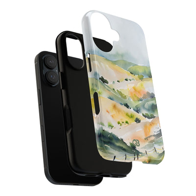 Verdant Mist Valleys · Tough Phone Case for iPhone