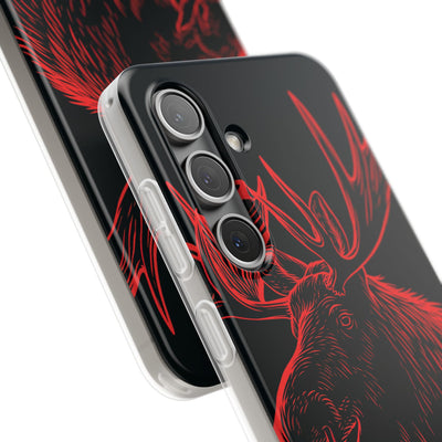 Nordic Elk · Lite Phone Case for Samsung · Black
