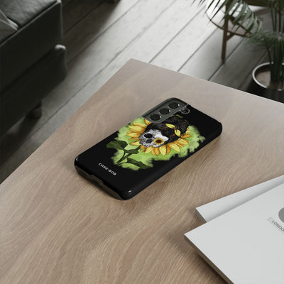 Sunflower Skull Samsung S22 Case - Tough