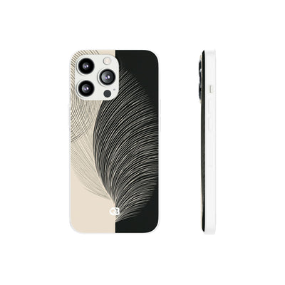 Minimal Frond Study · Lite Phone Case for iPhone ·  Black