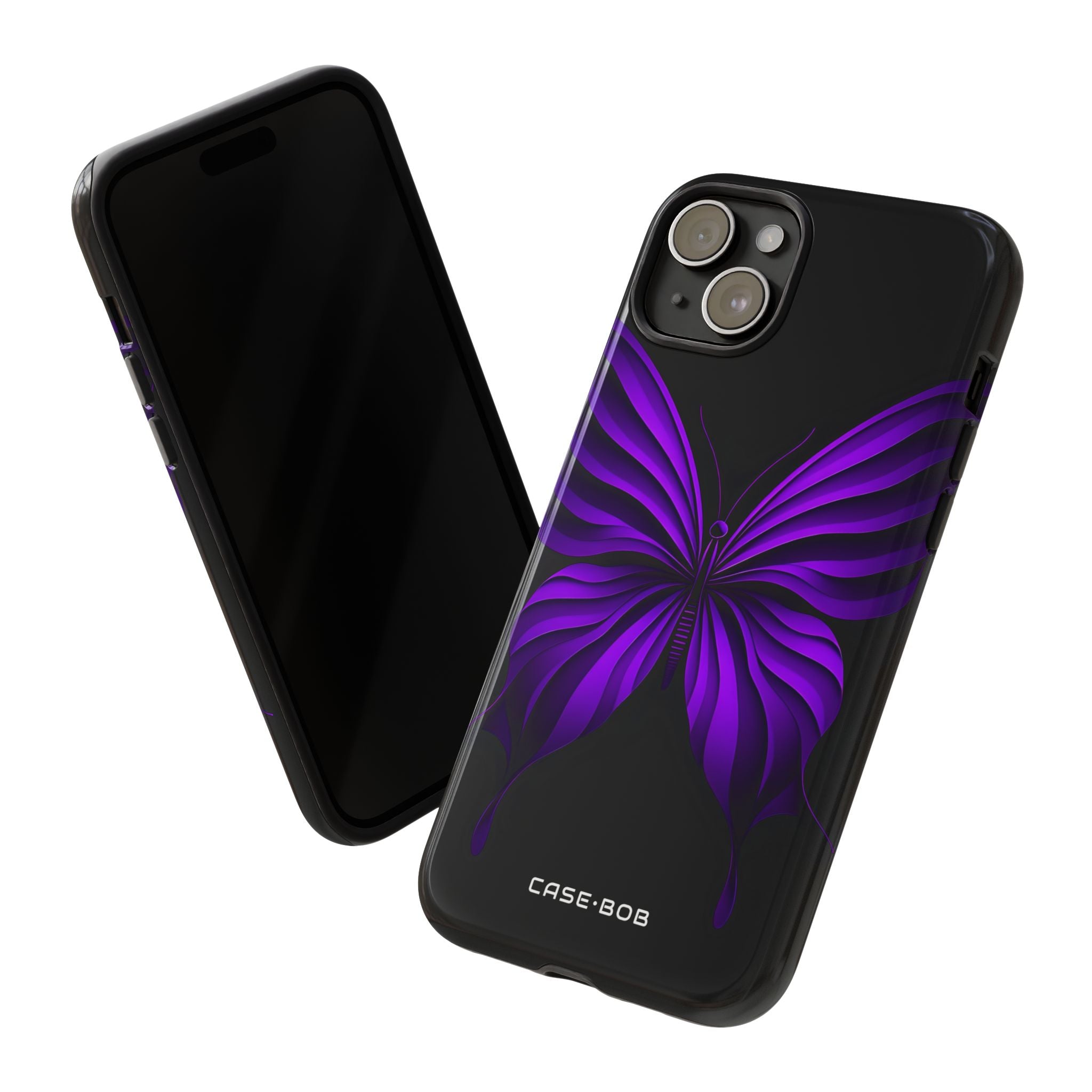 Violet Monarch iPhone 15 Plus Case - Tough