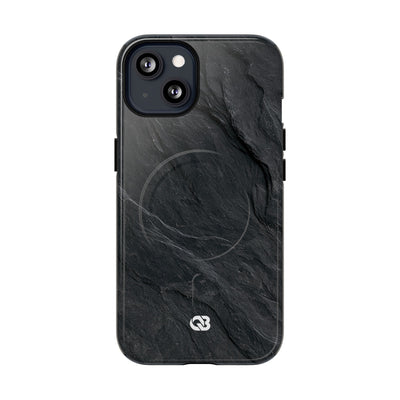 Dark Slate Strata · Tough 2.0 Magnetic Phone Case for iPhone · Black