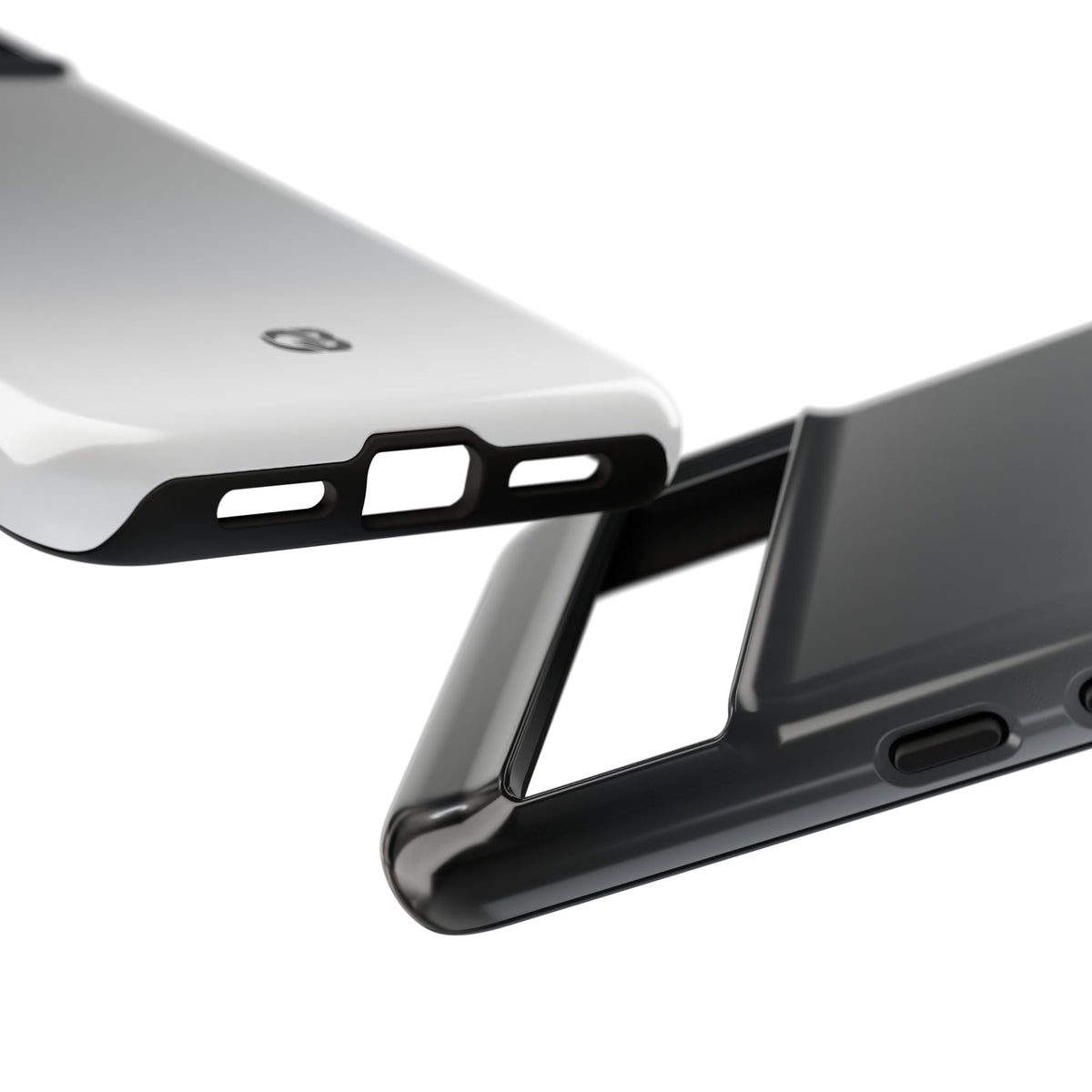 Noir Ombre Fade · Tough Phone Case for Pixel ·  Black