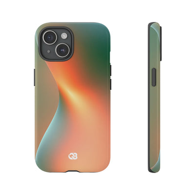 Radiant Contour · Tough Phone Case for iPhone · Orange