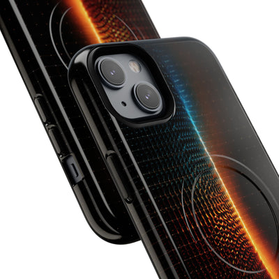 Luminous Refraction Grid · Tough 2.0 Magnetic Phone Case for iPhone · Black
