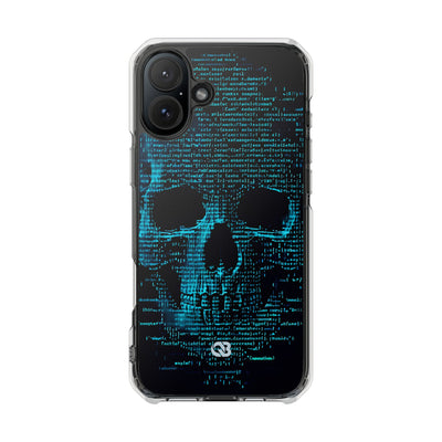 Cyan Glitch Skull · Impact Custodia per iPhone · Magsafe